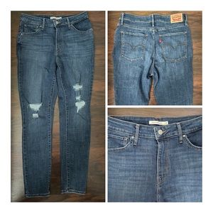 Levi’s Demin Blue Jeans 721 Hi Rise Skinny SZ 31